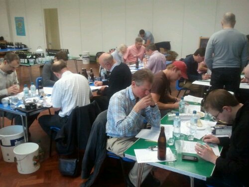 Judging at London SE Brewing Festival