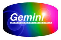 Gemini Astronomical Positioning Software; © René Görlich; Gemini logo © Peter J. Ward
