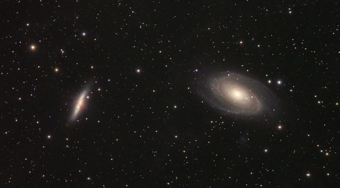 M81 & M82 – Bode’s Nebula and The Cigar Galaxy