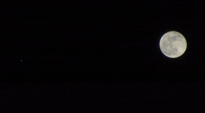 Conjunction – Moon and Jupiter