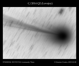 C/2014 Q2 (Lovejoy) 2015-02-08 negative-tail