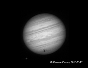 Jupiter 2016-03-17, 23:08 - with Callisto and Shadow Transit 