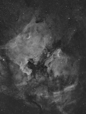 North America Nebula (NGC7000) and Pelican Nebula (IC5070)