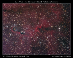 IC1396A - The Elephant's Trunk Nebula in Cepheus - LRGB