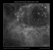 Detail in the Rosette Nebula (including the "helix").