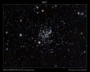 M67 - Open Cluster in Cancer