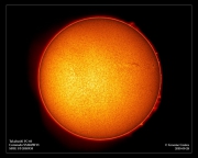 Sun in H-Alpha - 28th Sept 2005