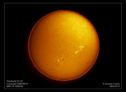 Sun in H-Alpha - 10th Sept 2005