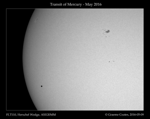 Transit of Mercury, 2016-05-09 1250 UT